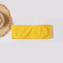 Бикини сексуальные женские бикини с кокосовым принтом мягкие купальники, пляжная одежда для плавания однотонные Топы Купальный костюм для женщин#5