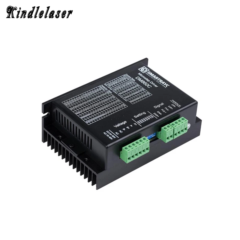 

DM860 2-Phase Laser Stepper Driver with Voltage 18-60VAC & 24-80VDC Output 2.4-7.2A Current