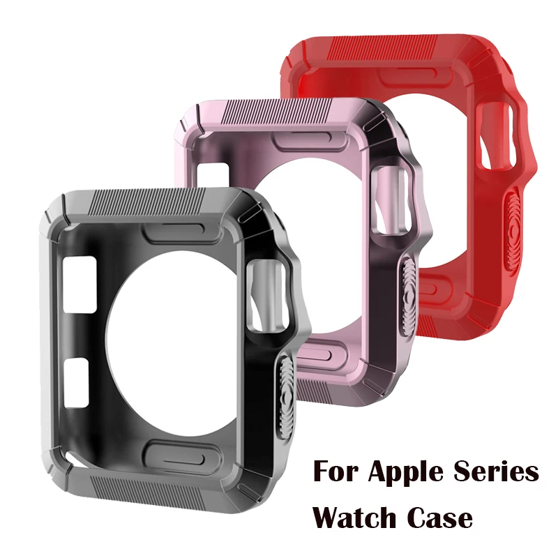 

Soft TPU Cover For Apple Watch High Quality Ultra Thin Case Smart Watch Protect Casing For Apple Series 3 2 1 38-42mm