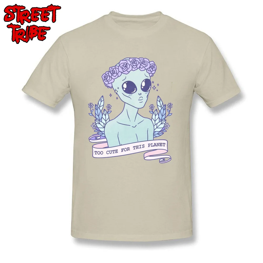 New Design Men Top T-shirts Too Cute 0818y_500 Slim Fit T Shirt Cotton Fabric Short Sleeve Group T-Shirt Round Neck Too Cute 0818y_500 beige