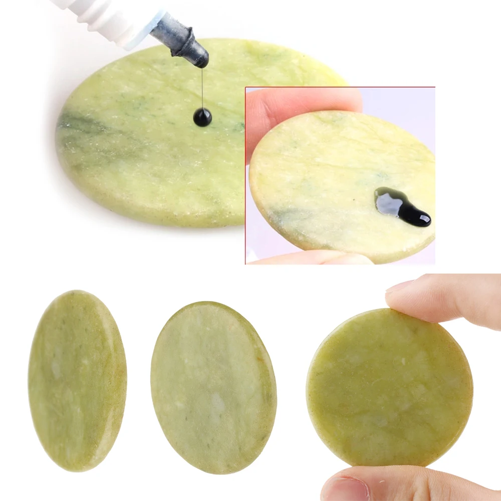 Buy High Quality 1pcs Round Jade Stone Eyelash