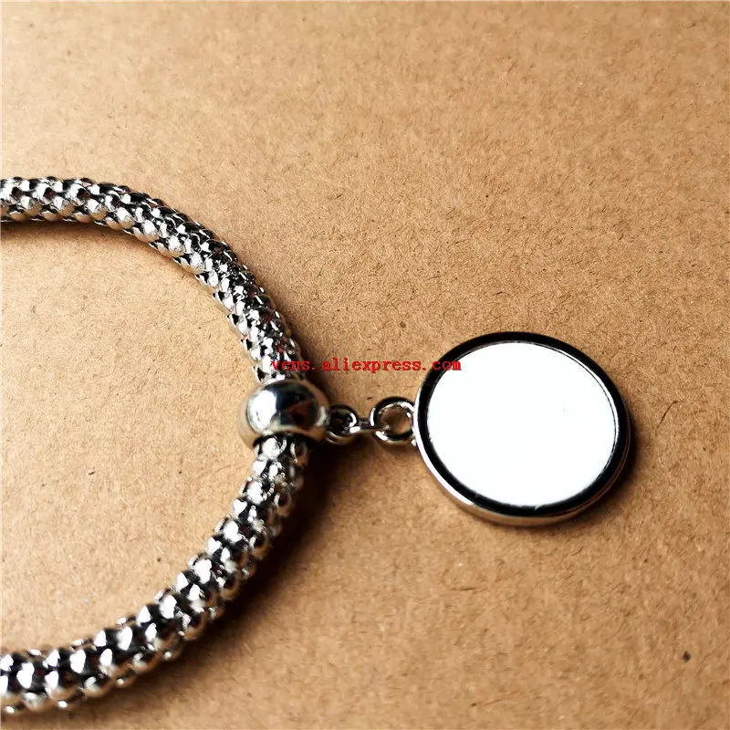 pulseira de metal sublimação em branco impressão