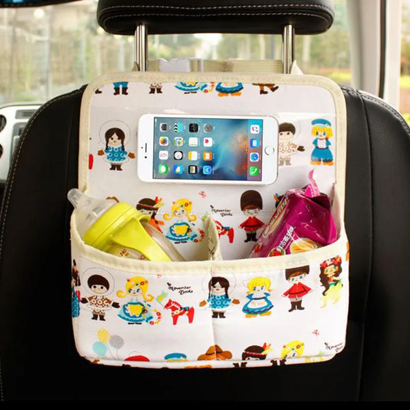 Auto Backseat Car Organizer Phone Holder Baby Kids Safety