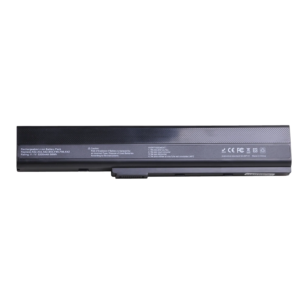 5200mAH K52 Аккумулятор для ноутбука Asus A31 A41 A32 A42 A52 A52F A52J K42 K42F K52F K52J K52JC K52JE