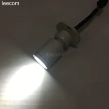 20 шт./лот белый свет в комнате мини 1 Вт Светодиодный настенный светильник из алюминиевого сплава 360 градусов Поворотный прожектор для витринный шкаф дисплей