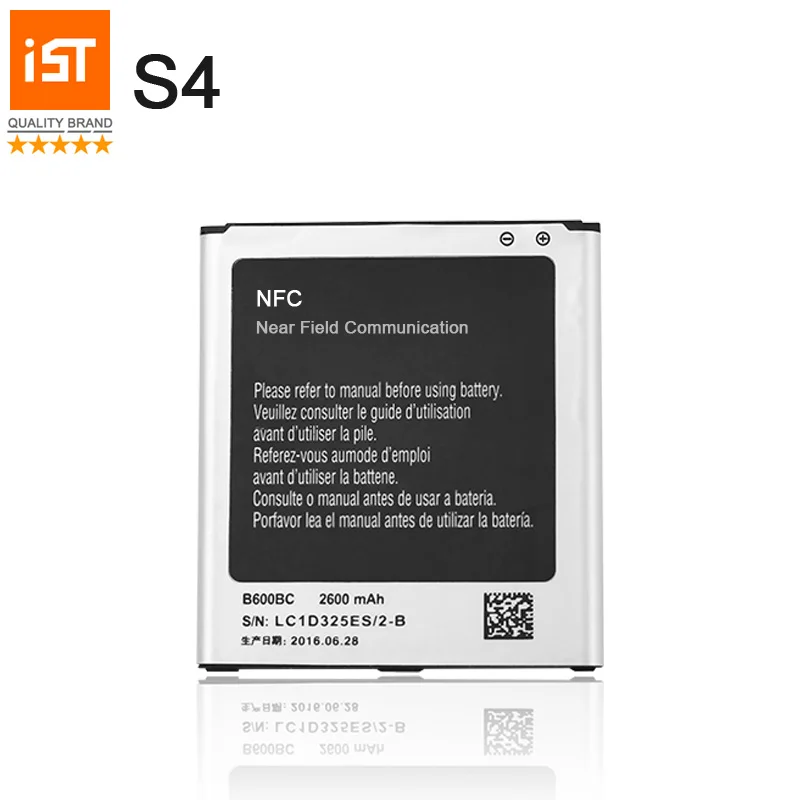 

100% IST Original Mobile Phone Battery For Samsung Galaxy S4 I9500 I9502 I9505 I9508 IV NFC Built-in AAA Replacement Battery