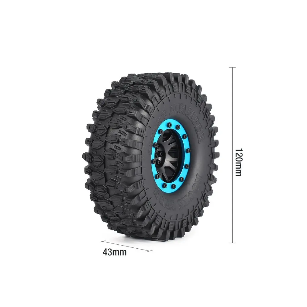 4 шт. AUSTAR 5020 110 мм 1.9in обода резиновые шины Beadlock набор колес для Axial SCX10 RC4WD D90 1/10 RC