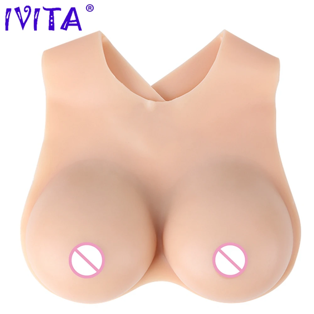 

1200g/pair CC cup (beige) aritifical silicone breast form for mastectomy/crossdresser