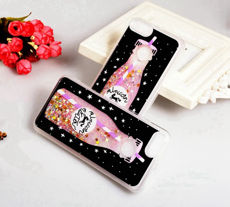 WhaY Quicksand Case For Xiaomi Mi A1 Cover Silicone Fashion Bottle Liquid Glitter Phone Case Xiomi Mi 5X MiA1 Fundas Couque Capa (2)