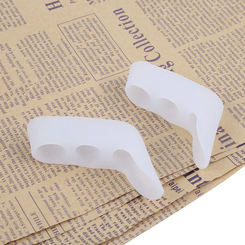 1 Pair Silicone Bunion Corrector Toe Separator Foot Care Tool Gel Toe Corrector Foot Toe Protector Hallux Valgus Pedicure Tools