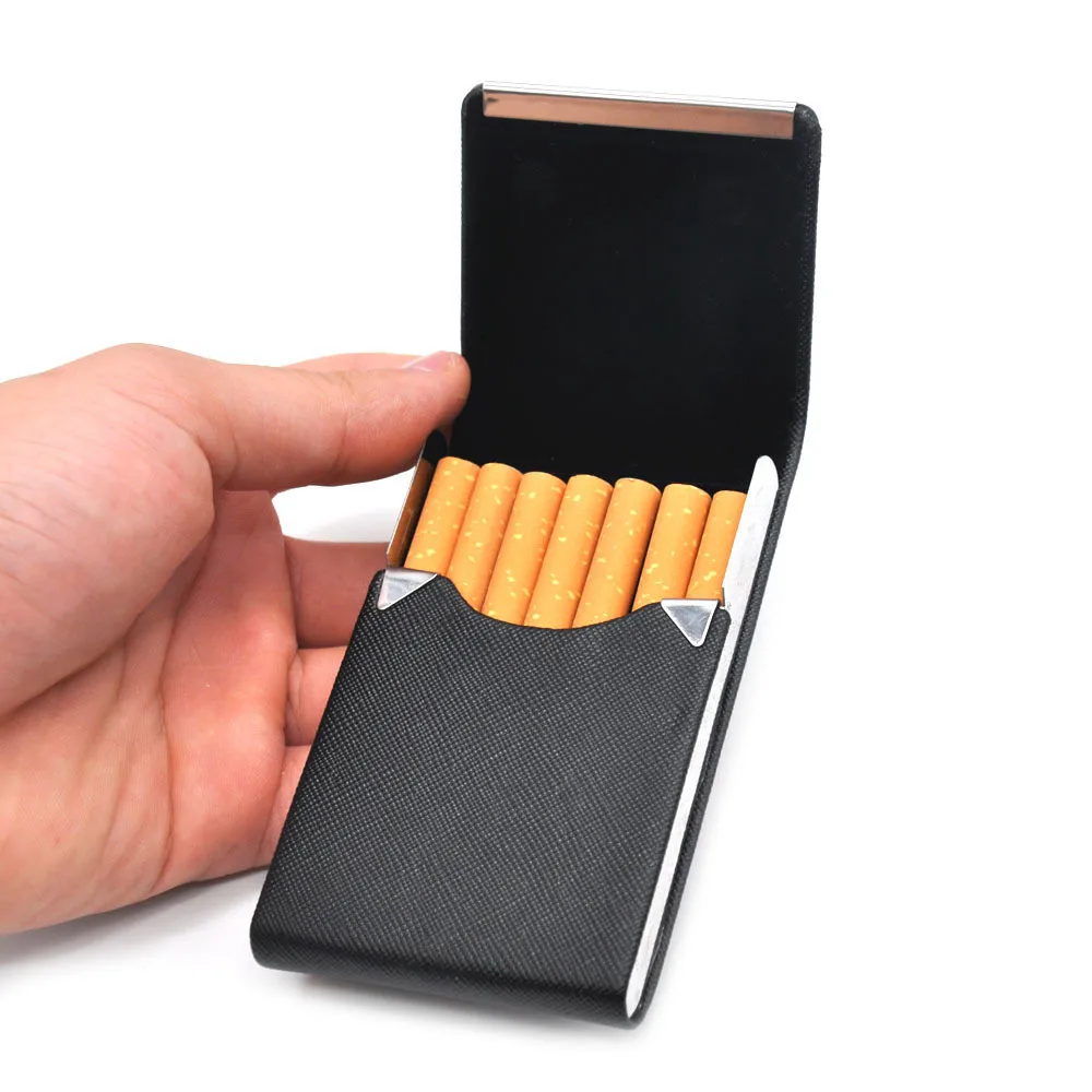 Aluminum Cigar Cigarette Case Tobacco Holder Pocket Box Storage