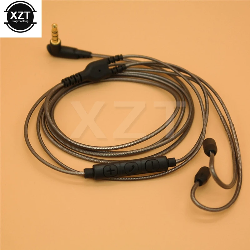 Сменный кабель для Shure SE215 SE425 SE535 SE846 UE900 шнур наушников Аудиокабели с микрофоном