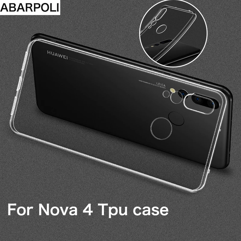 Мягкий прозрачный чехол Huawei Nova4 Nova 4E P Smart Z Y9 Prime Y7 Y8 Y5 Y6 Pro 2019 A5S силиконовый ТПУ на