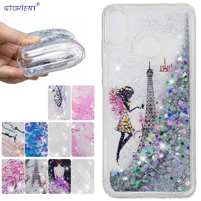 

Honor X8 Funda for Huawei Honor 8X JSN-L21 Dynamic Liquid Quicksand Phone Cover for Huawei Honor8X 8 X JSN L21 Silicone TPU Case