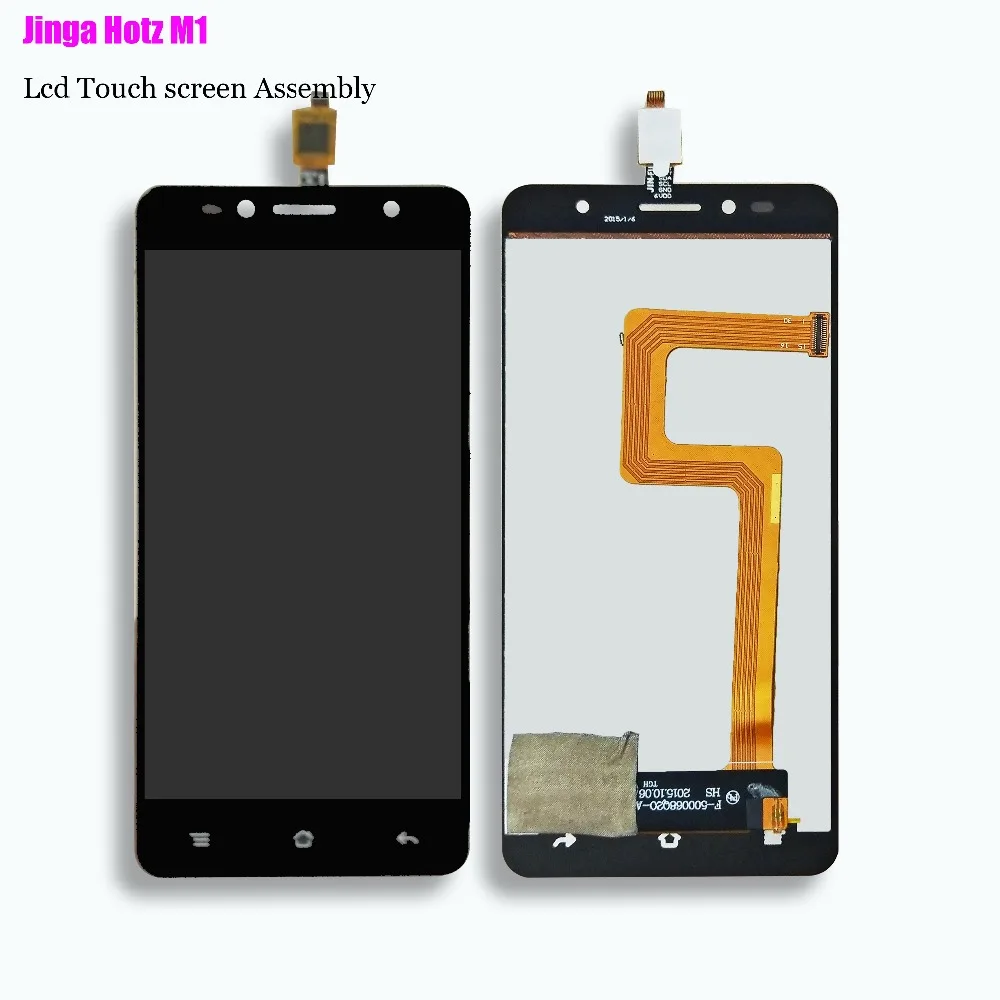 

New Test Original +frame LCD Display and Touch Screen for Jinga Hotz M1 Digitizer Assembly Replacement
