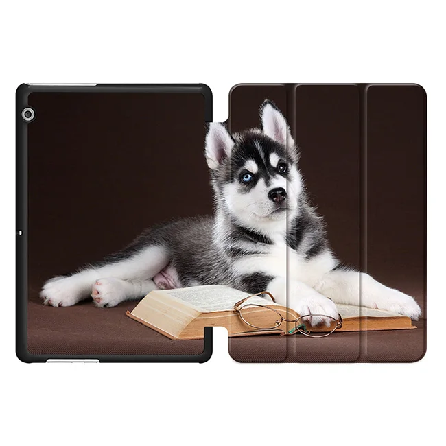 MTT Husky Dog из искусственной кожи чехол для huawei MediaPad T3 10 AGS-L09 AGS-L03 чехол для планшета чехол-подставка для huawei Honor Play Pad 2 9,6 - Цвет: WH015