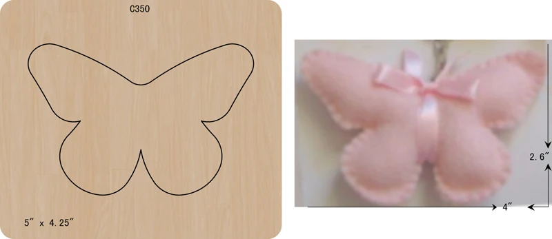 

New butterfly Wooden die Scrapbooking C-350 Cutting Dies