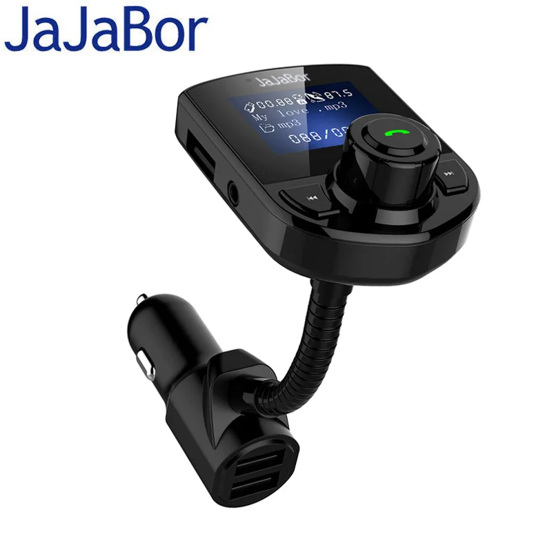 JaJaBor FM Transmitter Bluetooth Car Kit Handsfree Bluetooth Stereo
