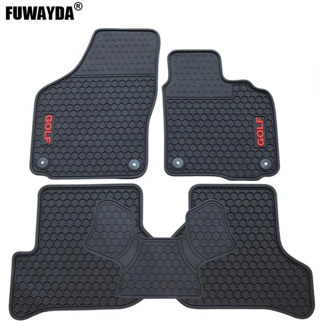 New Car Antislip Slush Rubber Rear Row Floor Mats Pad Liner Carpets