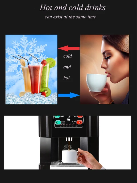 Automatic Instant Coffee Maker Commercial Beverage Machine Household Coffee  Machine Milk Tea Juicer Soy Milk Hot Drink Machine - Coffee Makers -  AliExpress