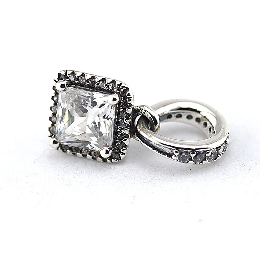 Timeless Elegance Charms Pendants 100 925 Sterling Silver Clear Cz Fit