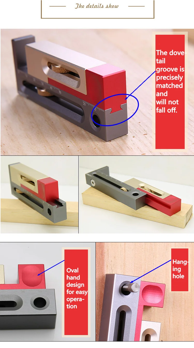 Стол пилы слот регулятор врезной и инструмент для вырезания пазов подвижный измерительный блок Tenonmaker длина компенсация набор фрез до деревообработки