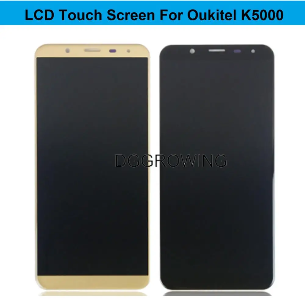 

For Oukitel K5000 VDG 10PCS/Lot 100% New Tested For Oukitel K5000 Pro LCD Screen Display Spare Parts Screen Replacement +Tools