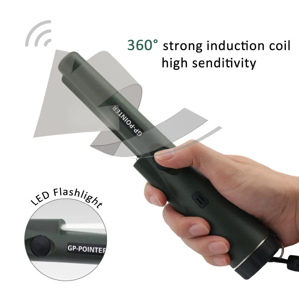 Koop Nieuwe Aankomst Waterdichte Gc2005 Aanwijzen Metaaldetector Gp Pointer Statische Toestand Gold Metal Detector Freeshipping