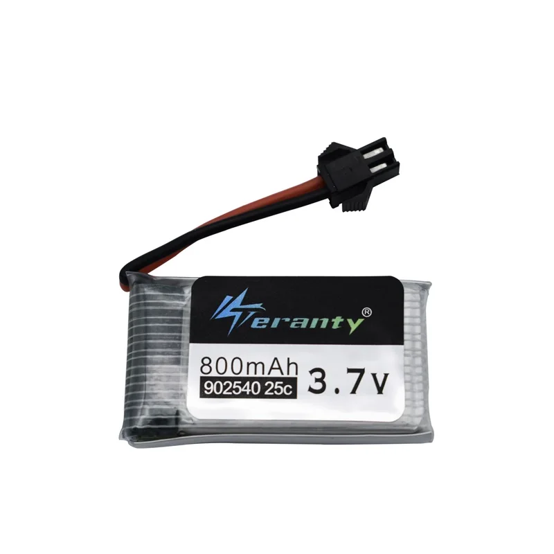 3,7 V 800mAh 25c Lipo батарея 902540 для Syma X5 x5c X5HC X5HW CX-30 K60 RC Квадрокоптер лучшее качество Дрон запасная часть 3,7 v батарея - Цвет: Бургундия