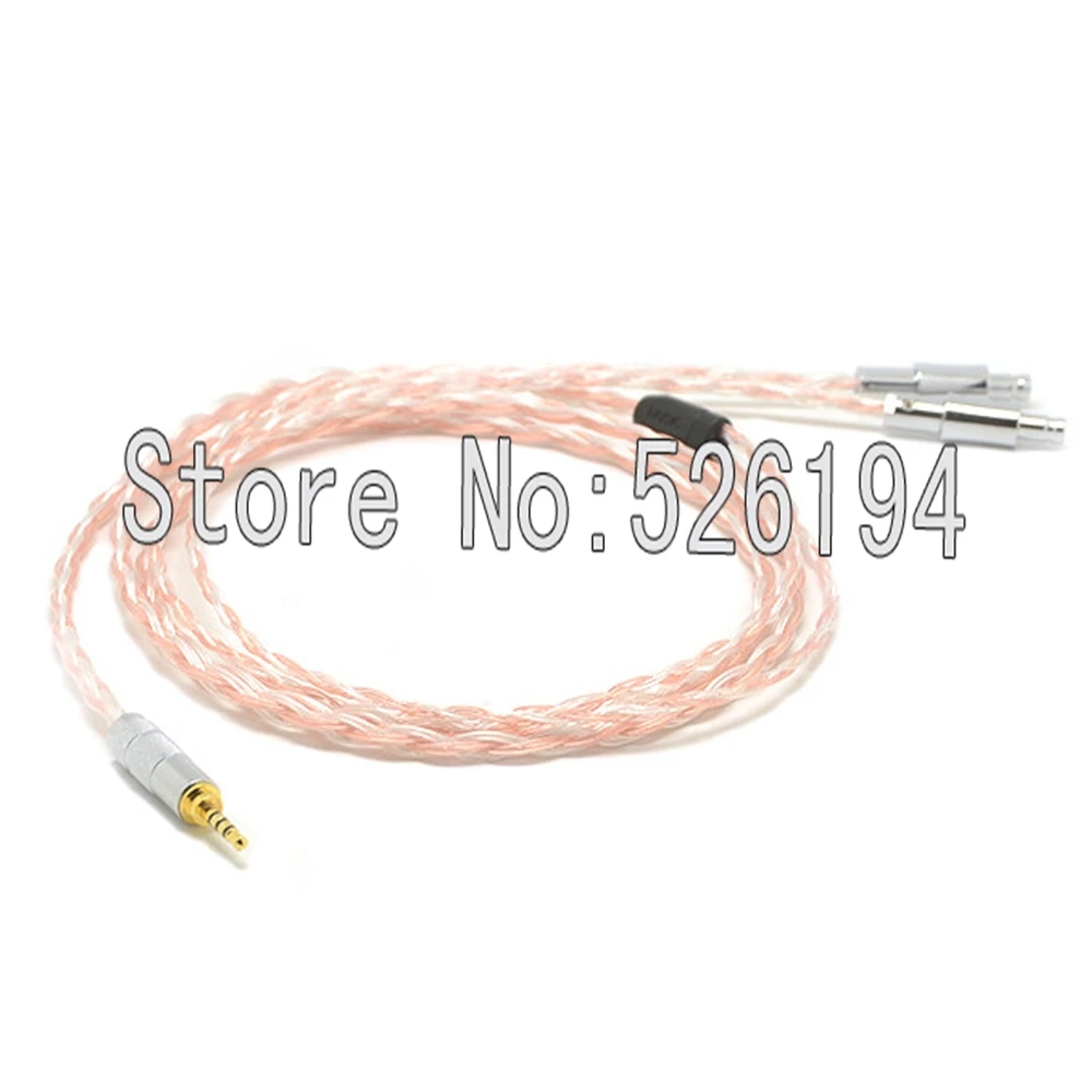 

Free shipping 2m 5N OFC pure copper Audio upgrade Cable For HD800 HD 800 headphones Cable
