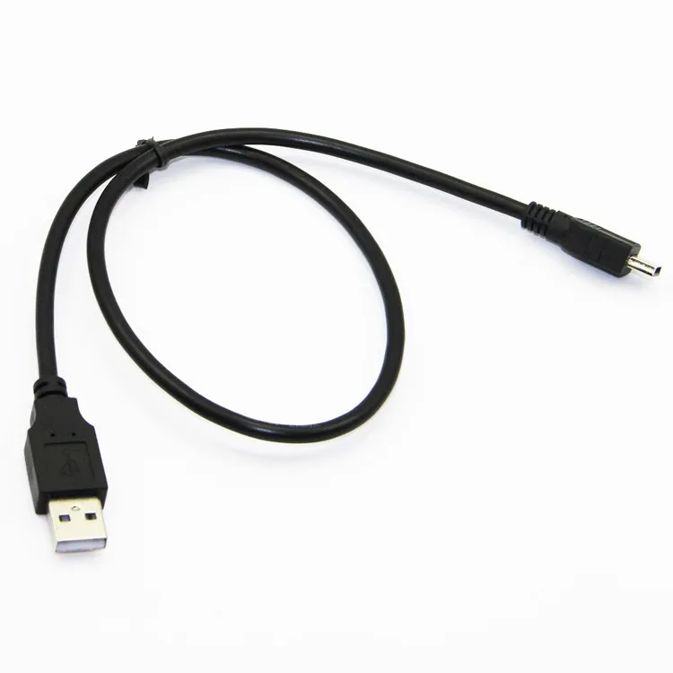 Bochara USB 2,0 type A Male to Mini 5P Male Mini 5P USB кабель M/M foil+ Плетеный+ ПВХ Экранирование 30 см 50 см 1 м 1,5 м 1,8 м 3 м 5 м