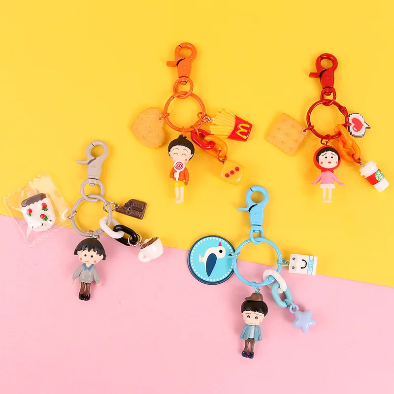 Новинка 2019 IVYYE 1 шт. Chi bi Maruko аниме брелок для ключей ПВХ Рисунок милые игрушки