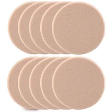 10 шт косметические пуховка спонж для макияжа основы красоты косметический для лица круглое лицо спонж для нанесения пудры Puff 2U81207