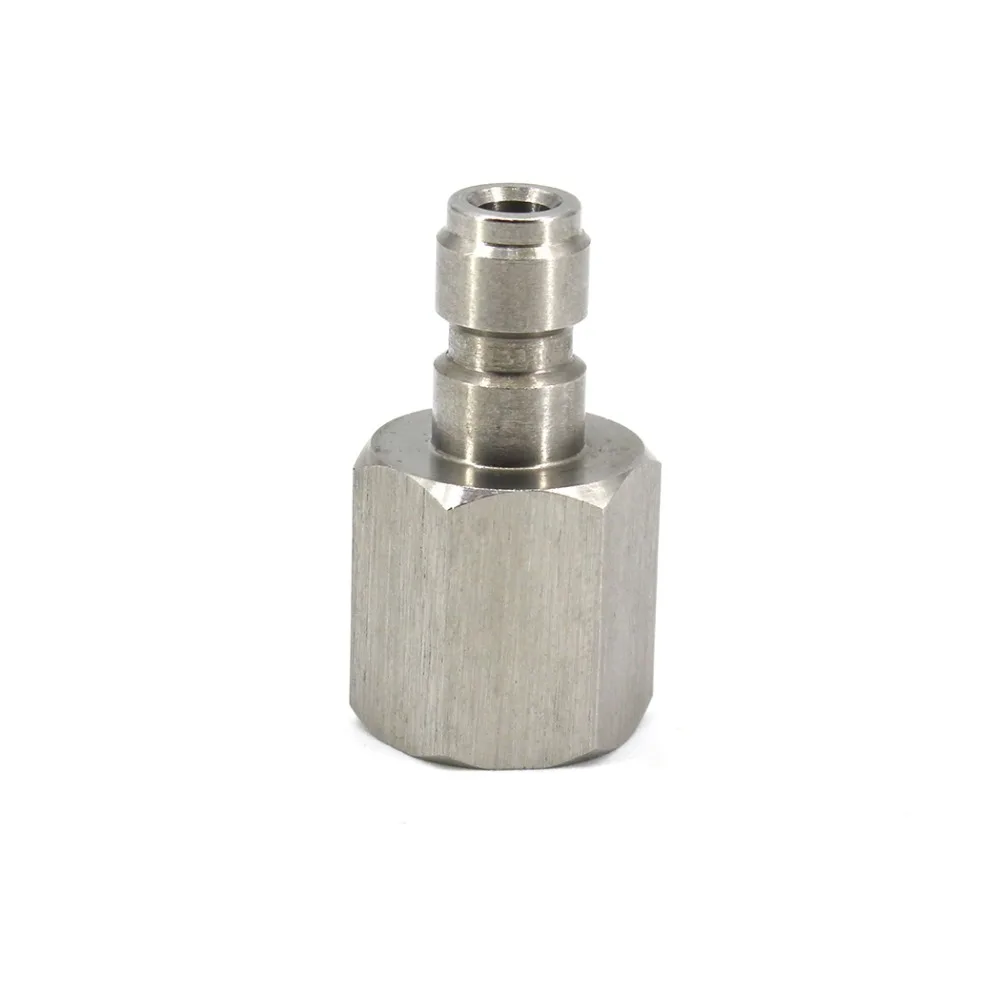 PCP ВВС Пейнтбол нержавеющая сталь Quick Coupler фурнитура для соединителя 1/8NPT M10x1 1/8 BSPP 8