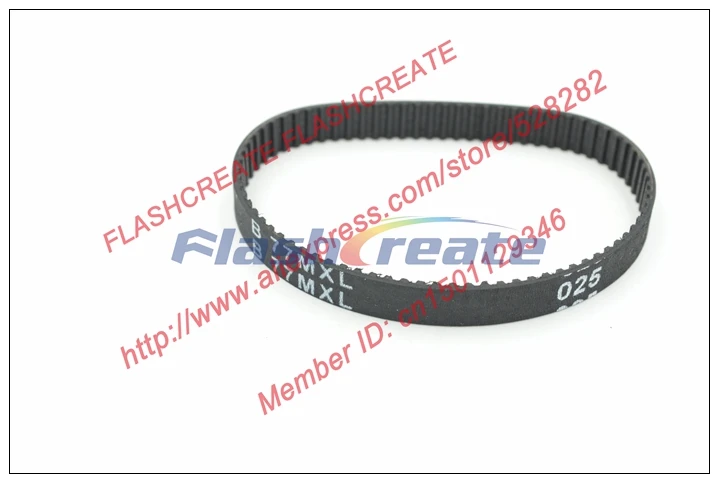 

10pcs B77 MXL Timing Belt Teeth 77 Width 6.35mm Length 156.464mm B77MXL Rubber Closed-Loop Synchronous Belt Fit MXL Pulley