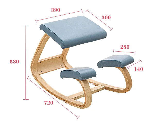 original ergonomic kneeling chair stool leather seat home office