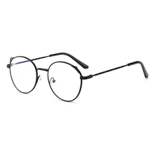 Ретро Круглый для женщин готовая близорукость очки синий светильник Блокировка девушки кошачьими ушками близорукие очки студенческие зрение Gafas L3