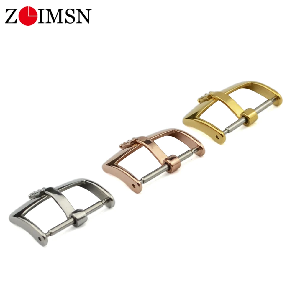 

ZLIMSN Watch Buckle 16mm 18mm 20mm 316L Stainless Steel Watch Band Buckle Strap Clasp Replacement For Rolex