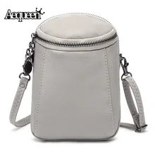 AEQUEEN женская маленькая сумка из искусственной кожи для женщин, сумки через плечо, женская сумка через плечо, винтажная круглая Сумка-слинг Feminina