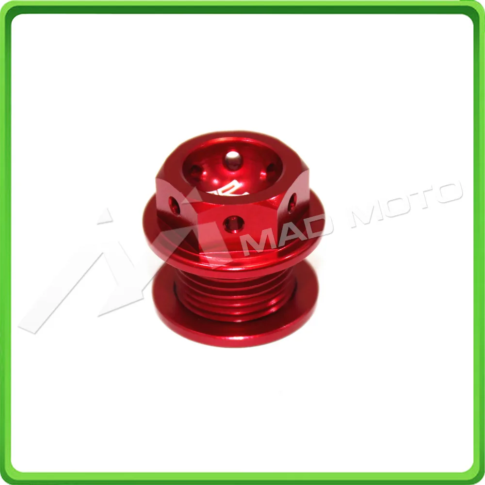 Magnetic Oil Sump Oil Drain Plug Bolt M16 x 1.5mm M161.5mm For BMW S1000RR 2009 2010 2011 2012 2013 2014 2015 2016 2017 Red (2)