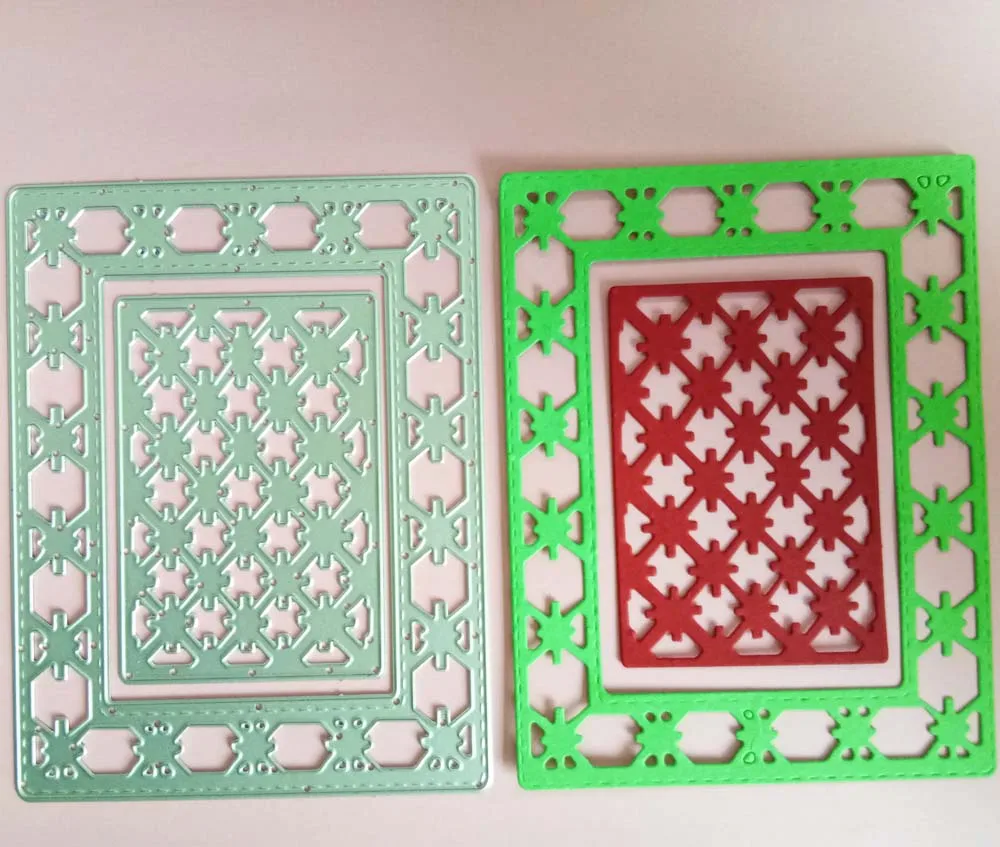 Estel Craft Embossing Die Background Frame 125*95mmMetal Steel Cutting