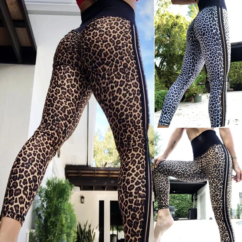 

Push up Leggins Leopard Animal Print Legging Butt Lift Leggins High Waist Activewear American Style Digital Printed Legging