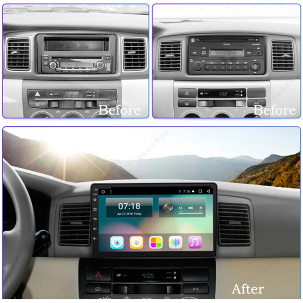 Top Car radio Android multimedia player For Toyota Corolla EX E120 2007-2012 Car touch screen GPS Navigation Stereo Audio 0 Top Car radio Android multimedia player For Toyota Corolla EX E120 2007-2012 Car touch screen GPS Navigation Stereo Audio 0