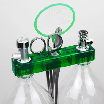

DIY CO2 Generator System Kit with Pressure Gauge Safe Valve Air Flow Adjuster Aquarium Accessory CO2 Generator for Plants