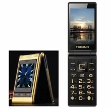 gift 3 0 dual Screen cell phones speed dial one key SOS call FM senior touch