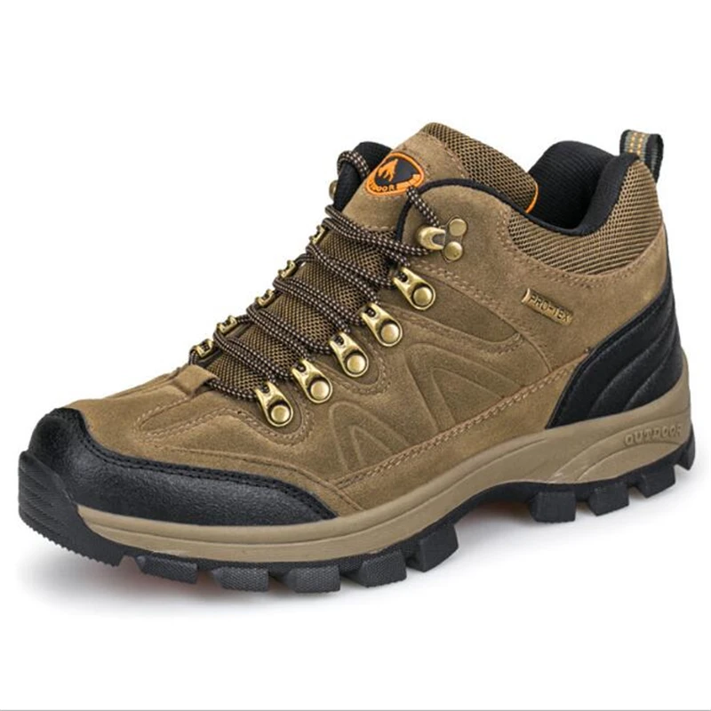 

New Arrival Men Hiking Shoes Waterproof Leather Shoes Climbing & Fishing Shoes New Popular Outdoor Shoes Men High Winter Wear