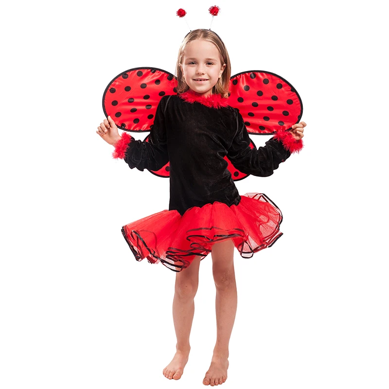 Детское платье пачка с божьей коровкой на Хэллоуин|halloween costume|girls costumes for halloweencostumes