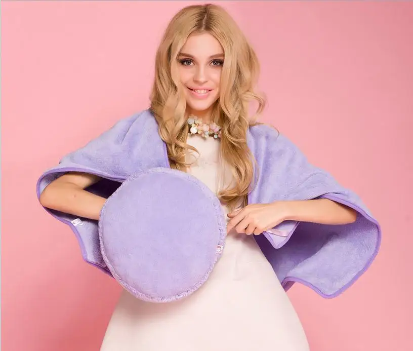 

Baby  Cushion Pillow Children Warm Handbags Makaron Cushion Candy Creative Multi - Functional Pillow Blanket / Plush Swaddle