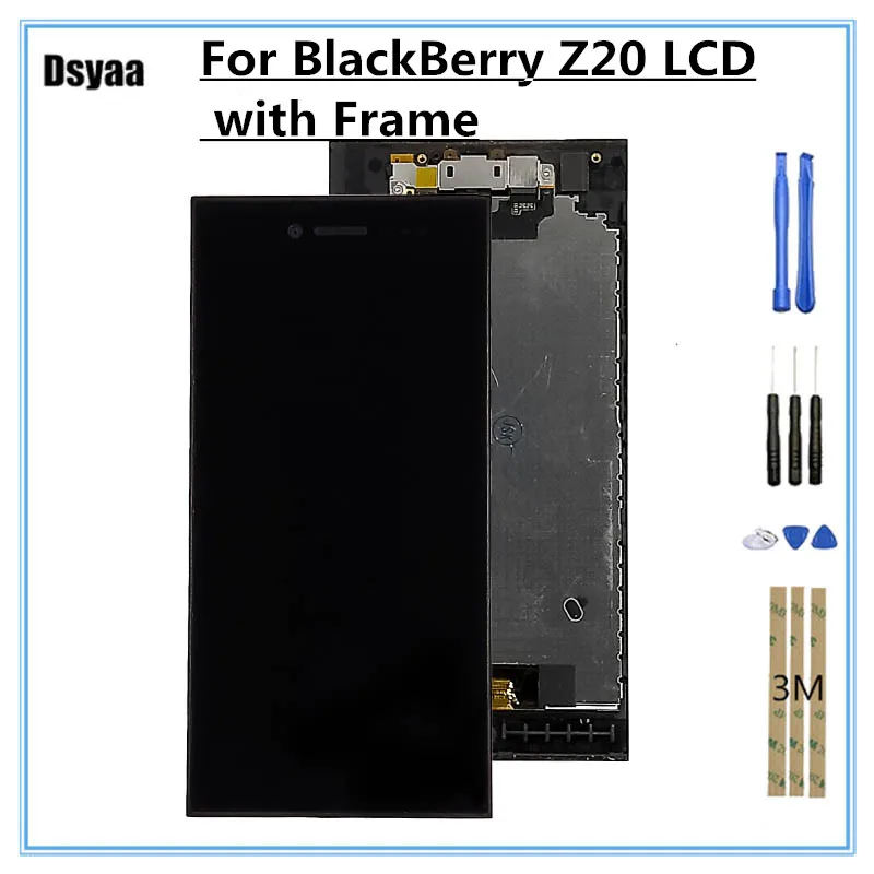 

5.0 Inch for Blackberry Z20 LCD Screen Display with Touch Screen Digitizer Assembly for Blackberry Leap Z20 Display with Frame