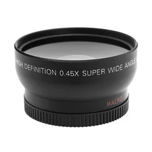 HD 52MM 0.45x Wide Angle Lens with Macro Lens for Canon Nikon Sony Pentax
